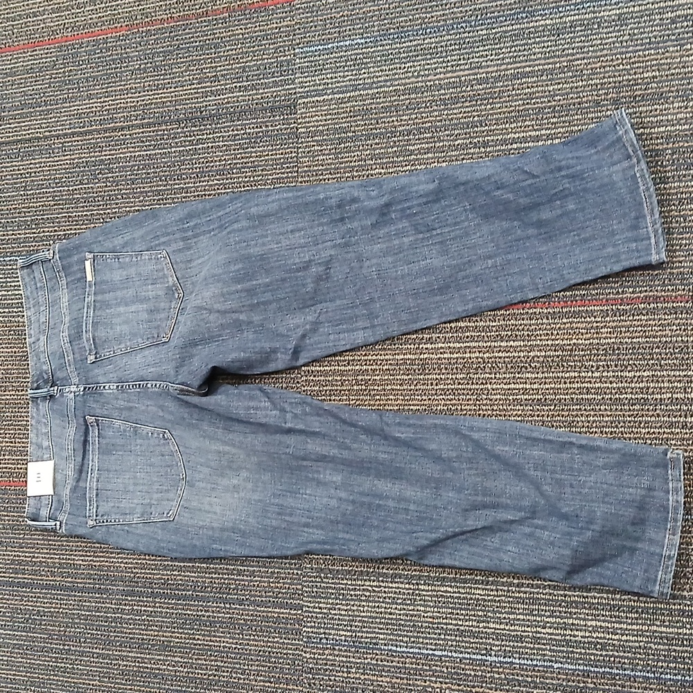 NWT WHBM High-Rise Everyday Soft Denim Studded Cropped Jeans, 10 - Picture 11 of 12
